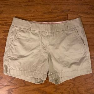J. Crew Chino Shorts Khaki Size 6